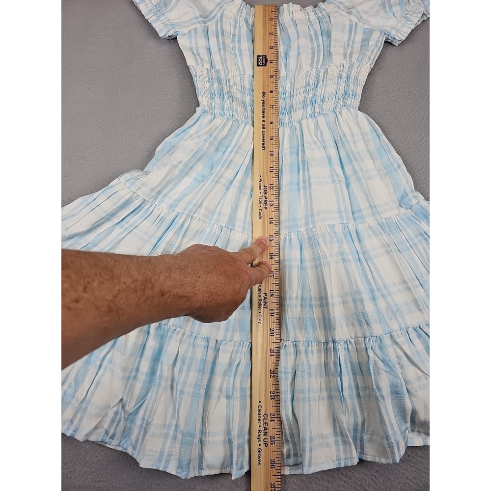 Princess Polly Peasant Mini Dress Size 0 Milkmaid Cottagecore Coquette Babydoll - Picture 9 of 9
